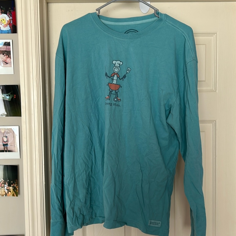 Life Is Good: Long Sleeve Shirt - Size Large